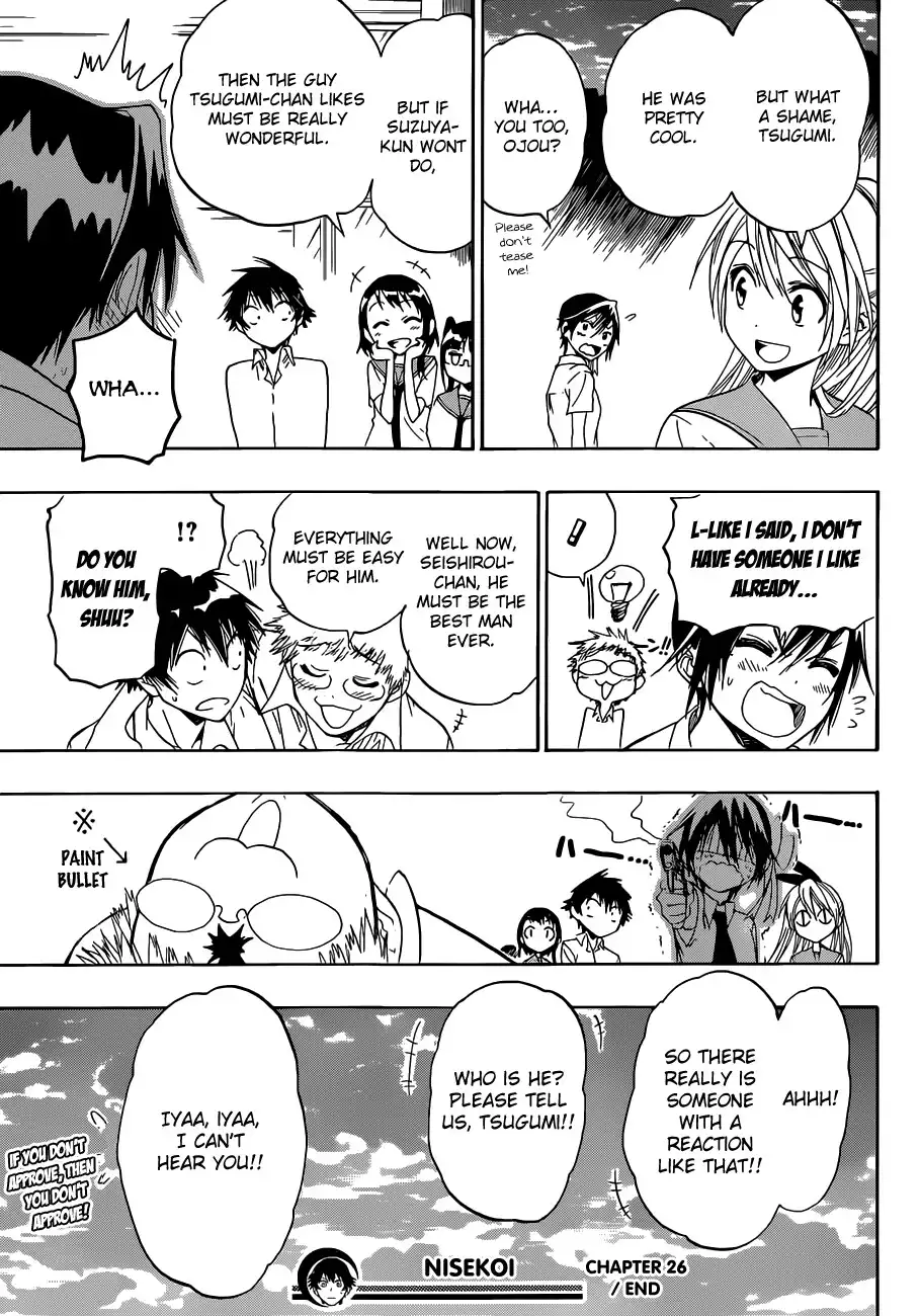 Nisekoi Chapter 26