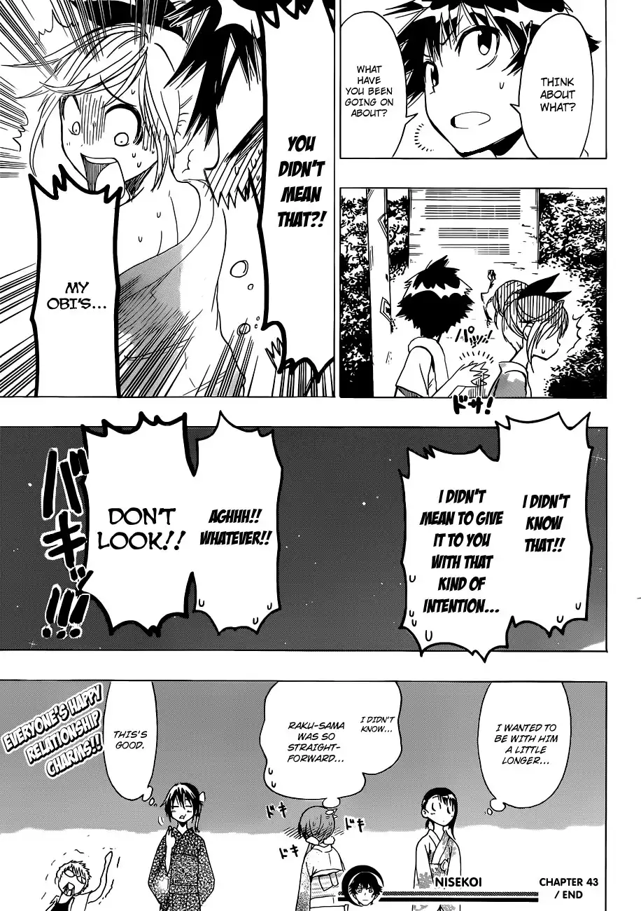 Nisekoi Chapter 43