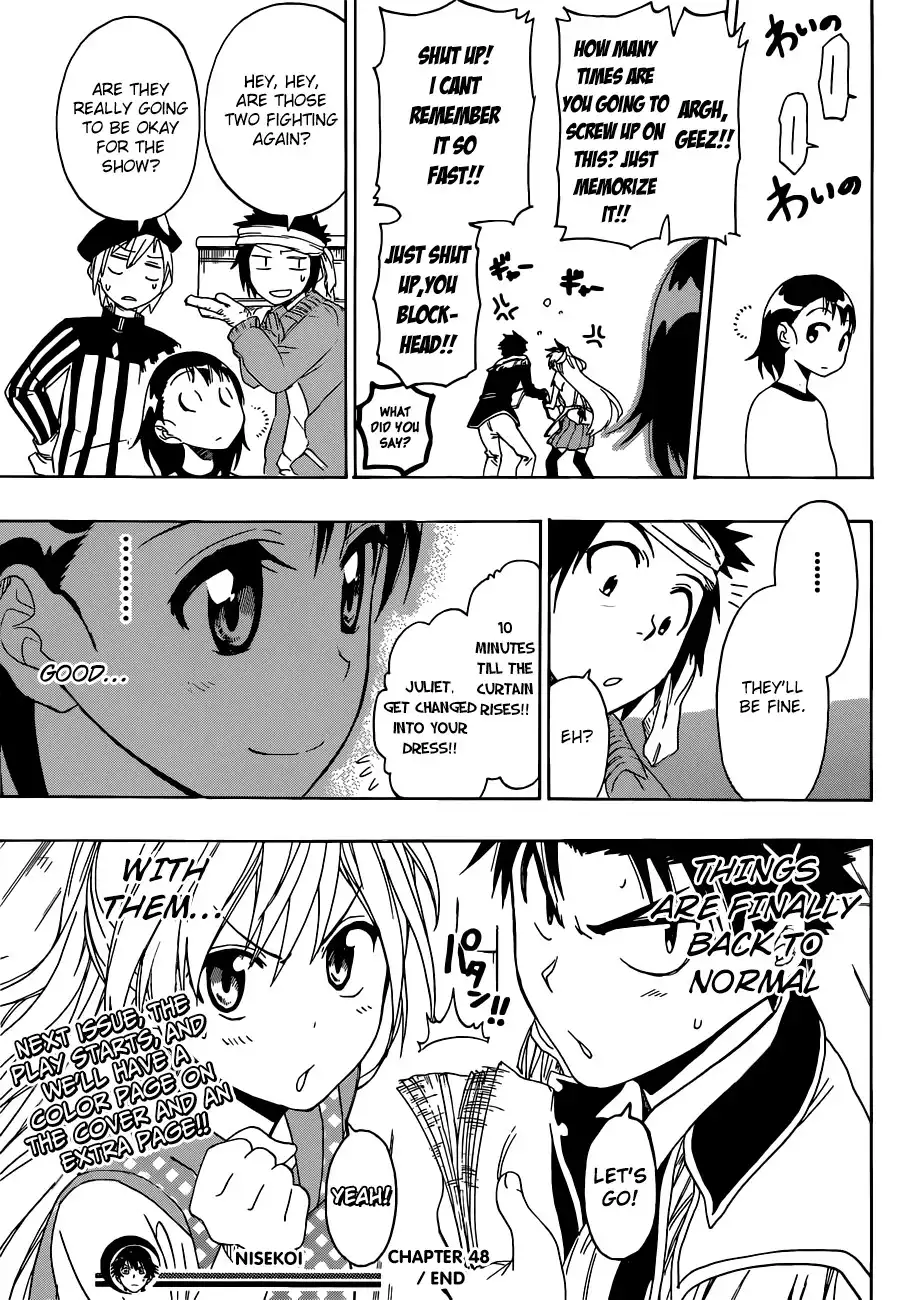 Nisekoi Chapter 48