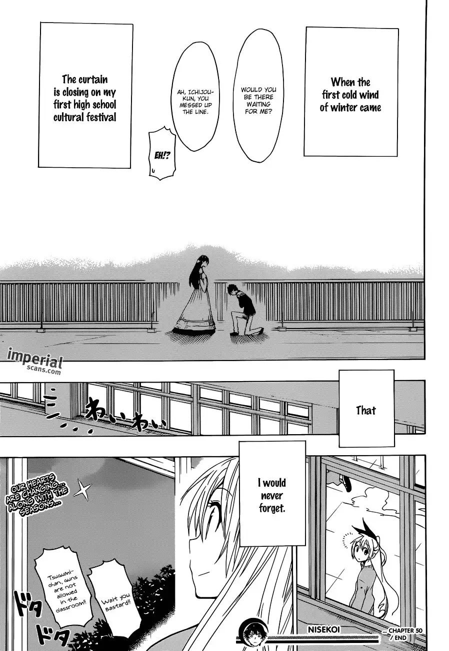 Nisekoi Chapter 50