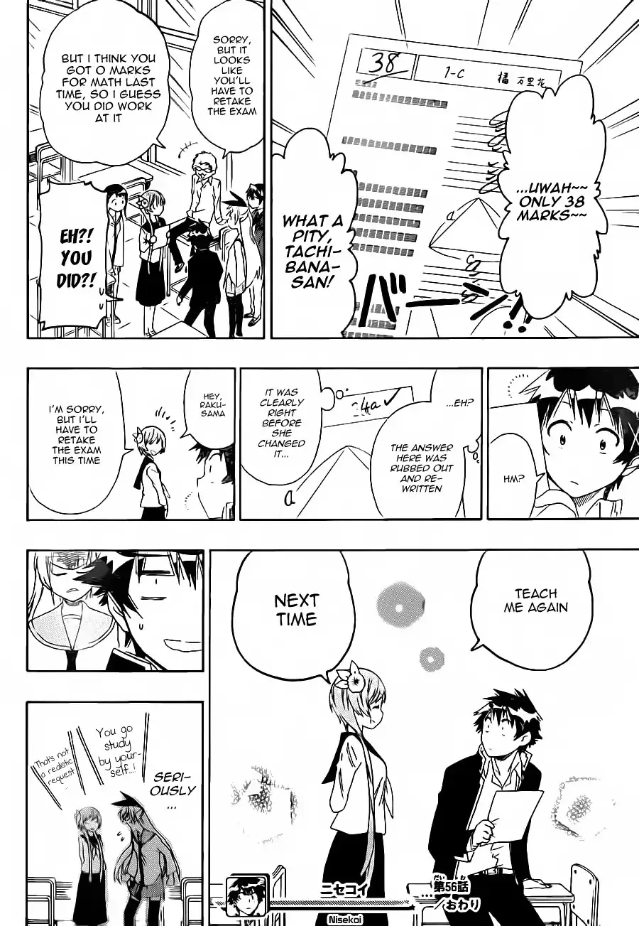 Nisekoi Chapter 56