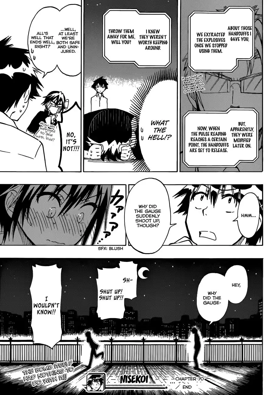 Nisekoi Chapter 70