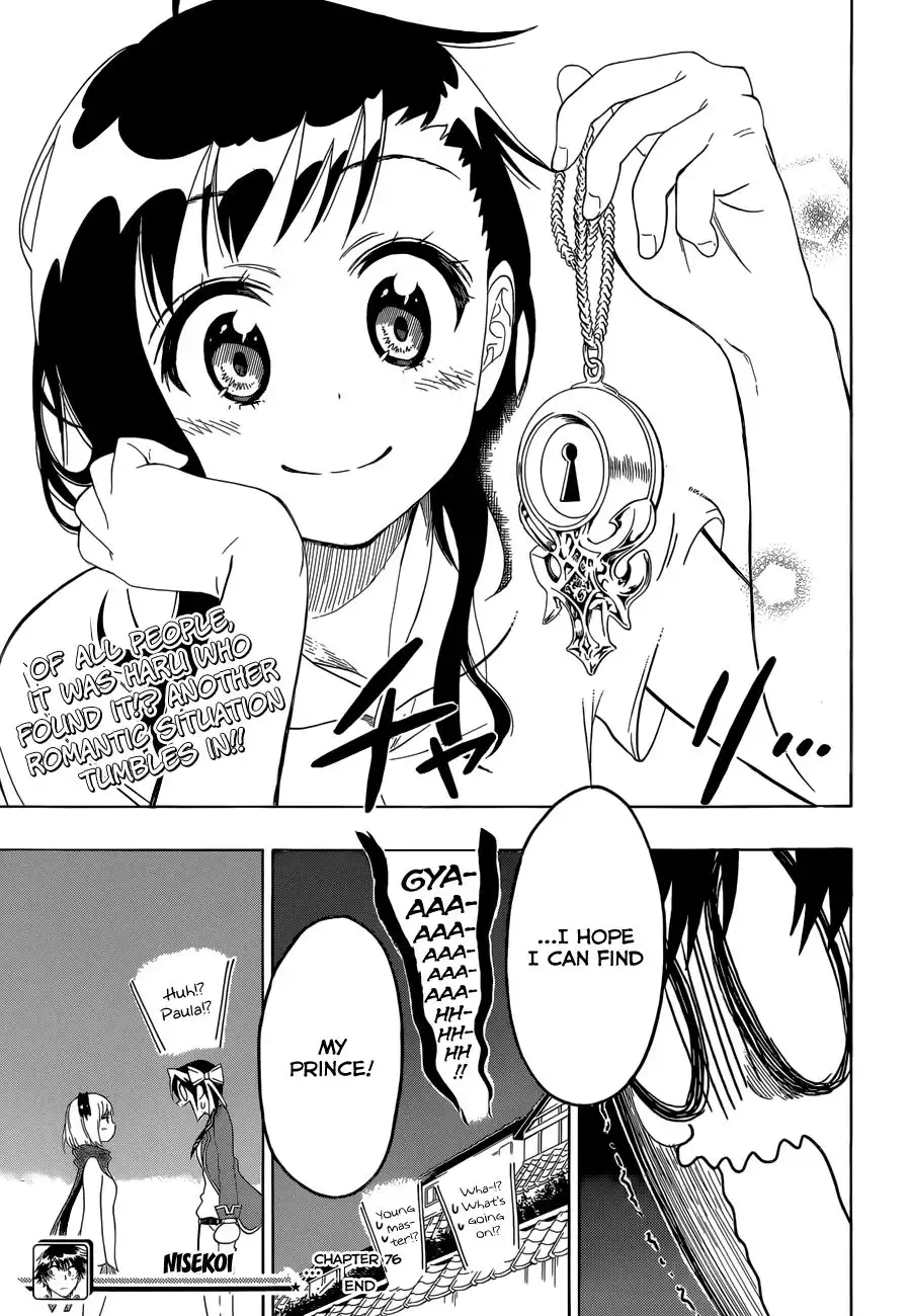 Nisekoi Chapter 76