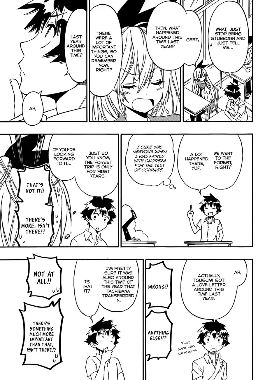 Nisekoi Chapter 87