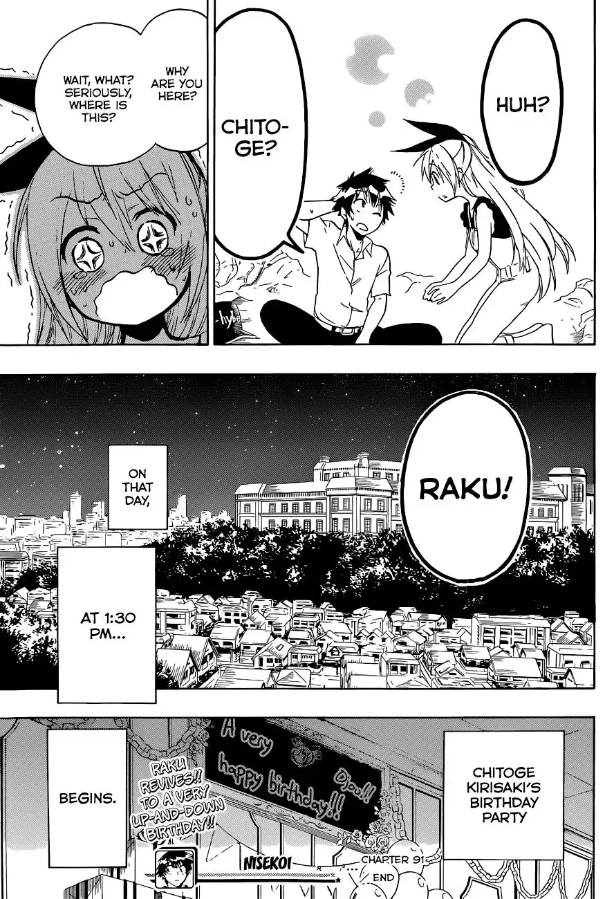 Nisekoi Chapter 91