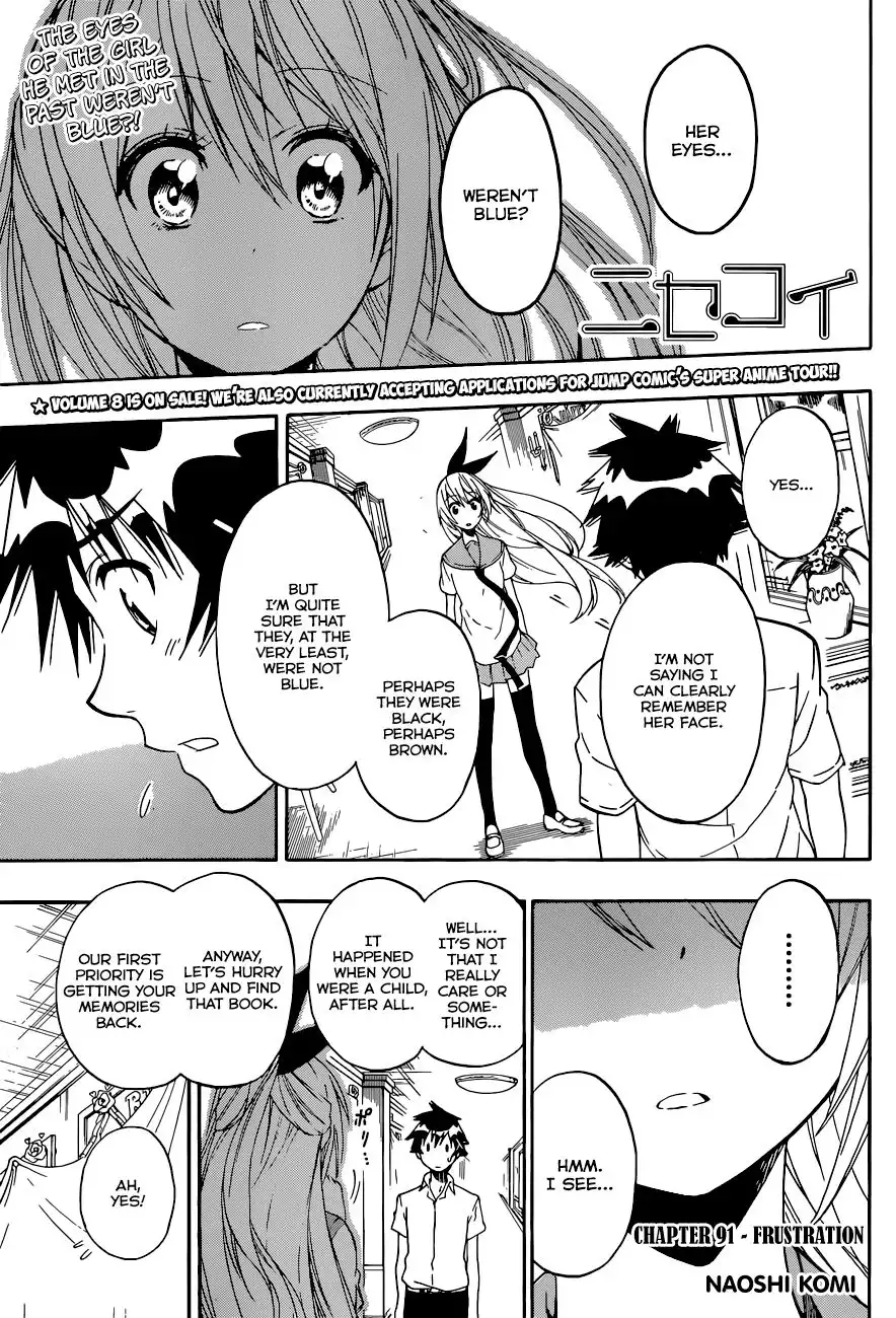 Nisekoi Chapter 91