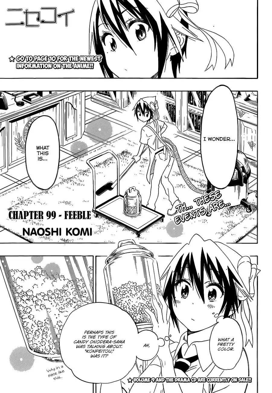 Nisekoi Chapter 99