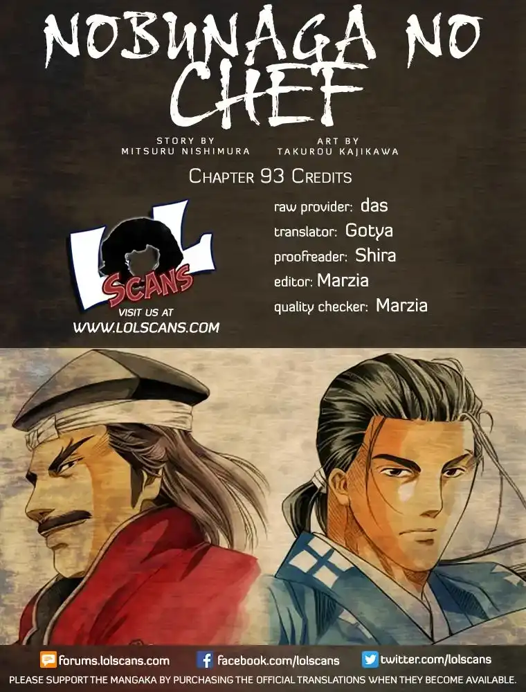 Nobunaga no Chef Chapter 93