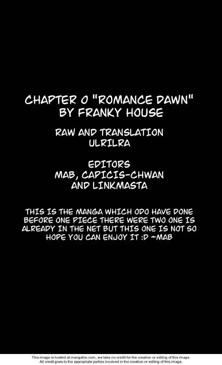 Romance Dawn Chapter 1