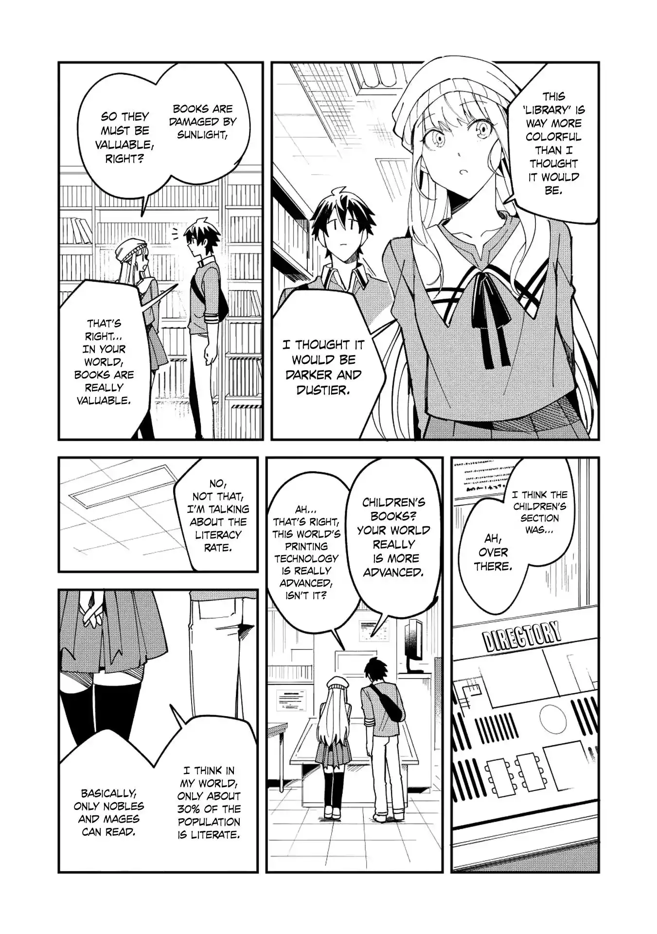 Welcome to Japan, Elf-san. Chapter 9