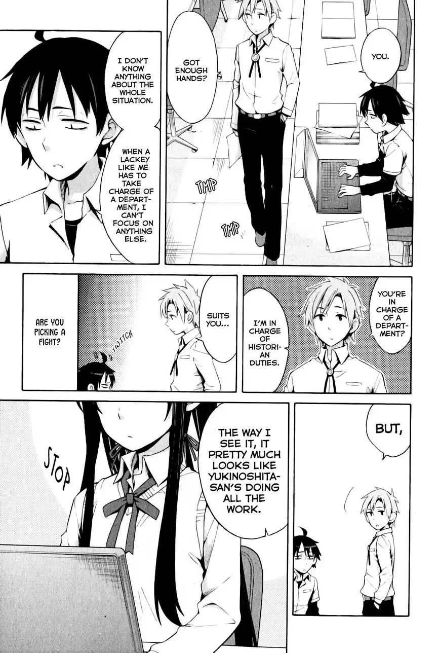 Yahari Ore no Seishun Love Come wa Machigatteiru. Chapter 22