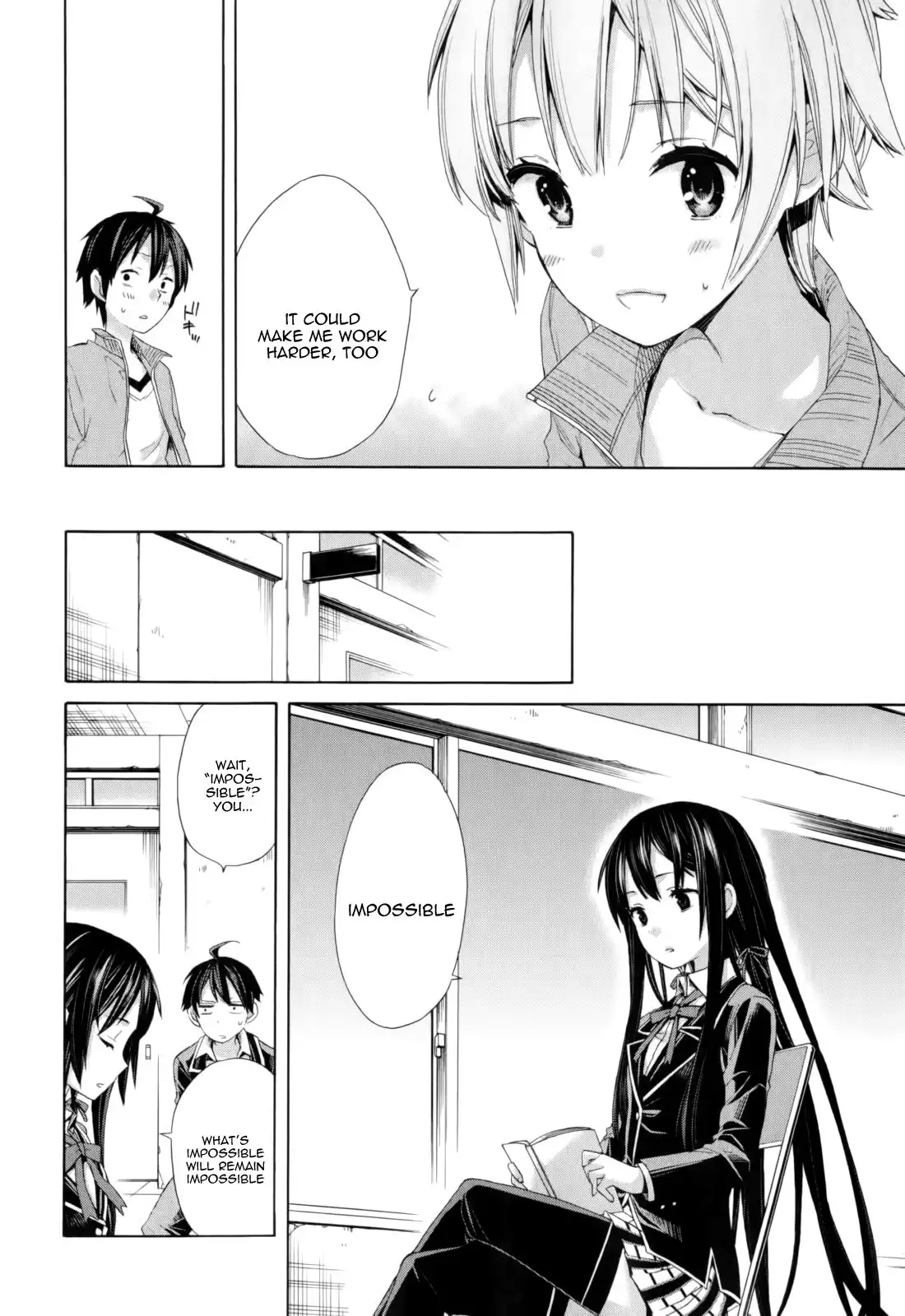 Yahari Ore no Seishun Love Come wa Machigatteiru. Chapter 5