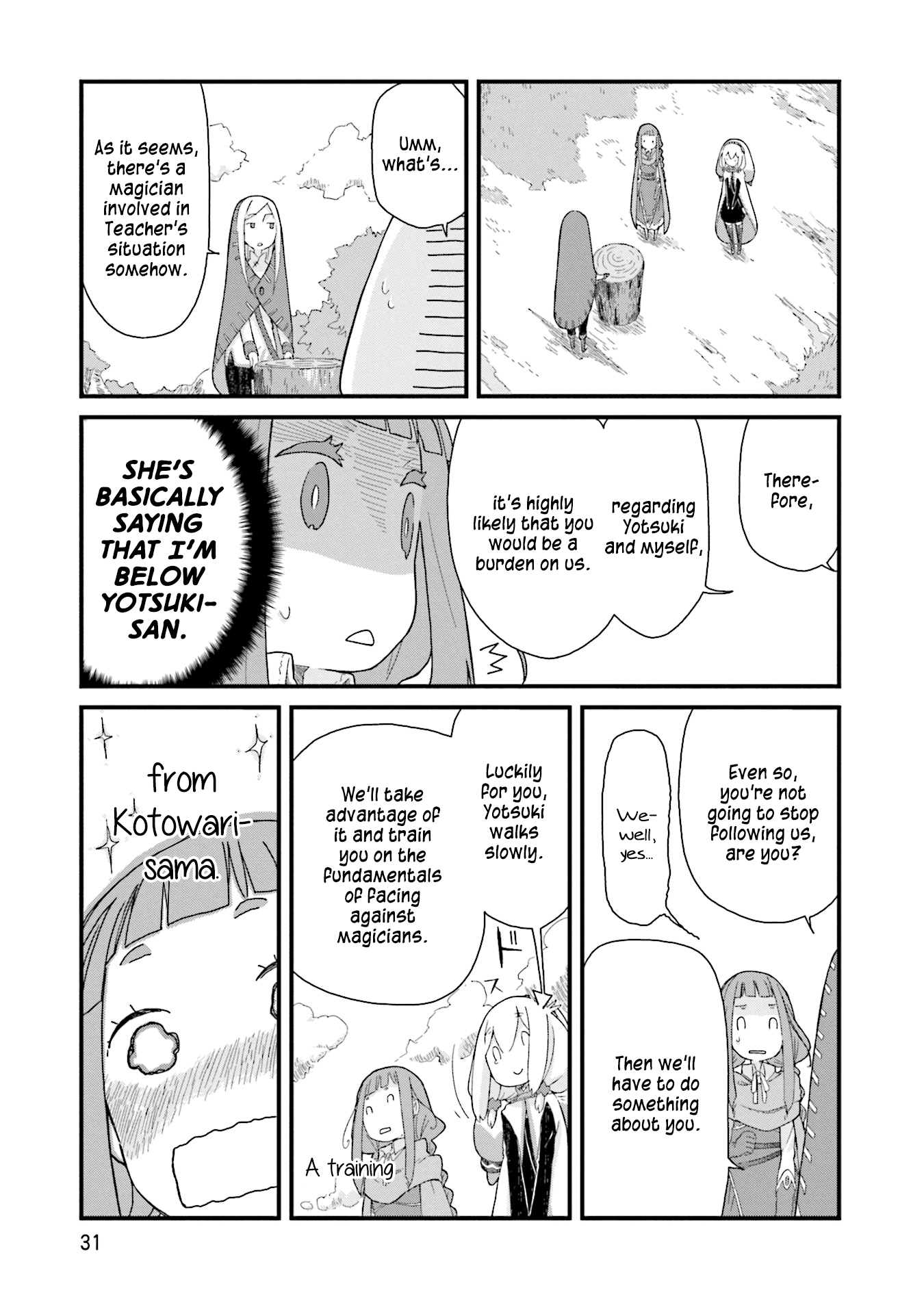 Yotsukoto Chapter 15