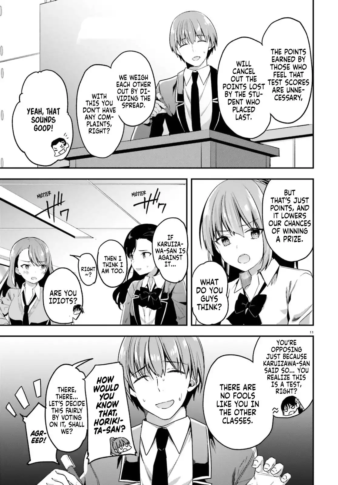 Youkoso Jitsuryoku Shijou Shugi no Kyoushitsu e Chapter 58