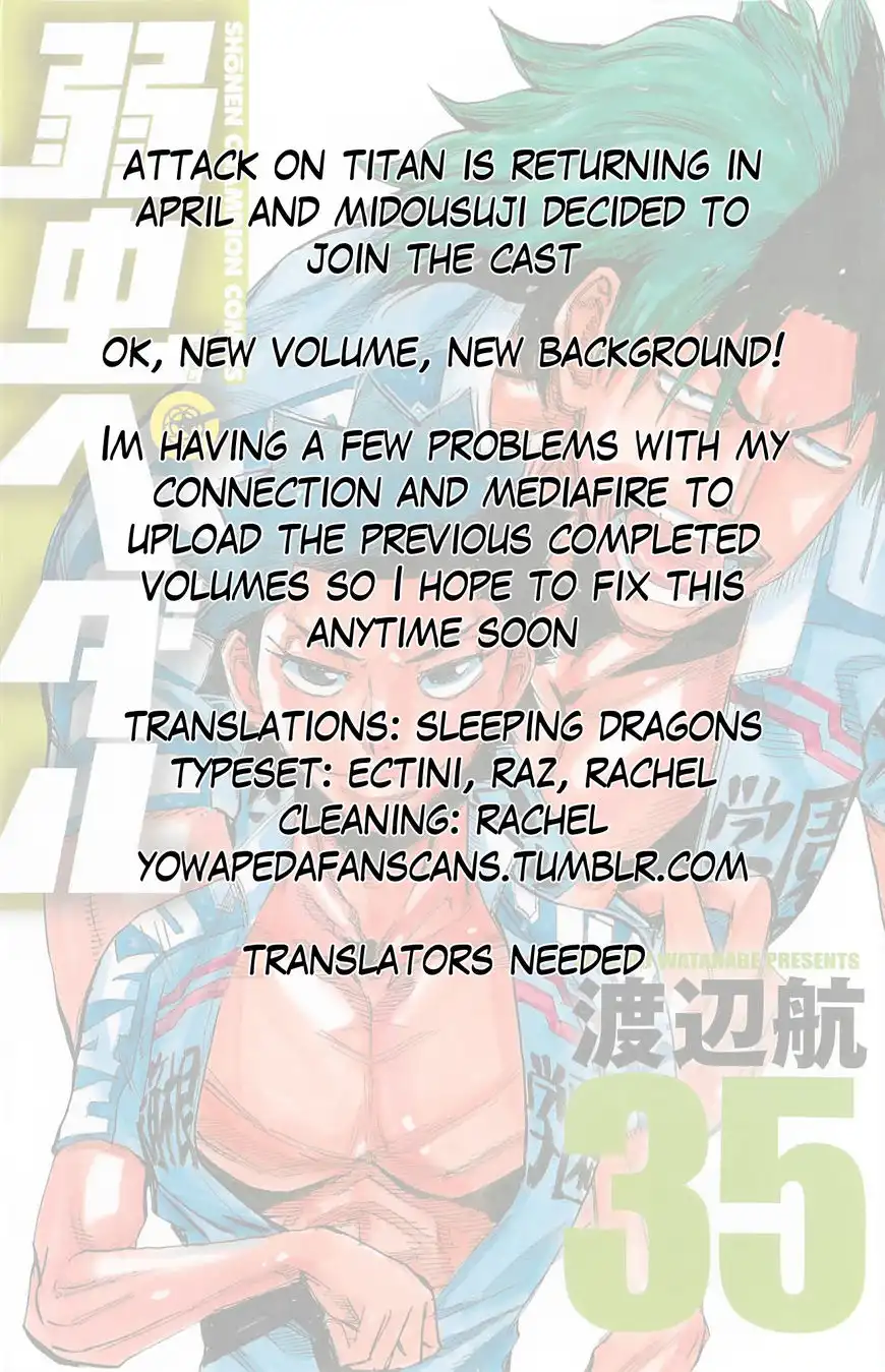 Yowamushi Pedal Chapter 296