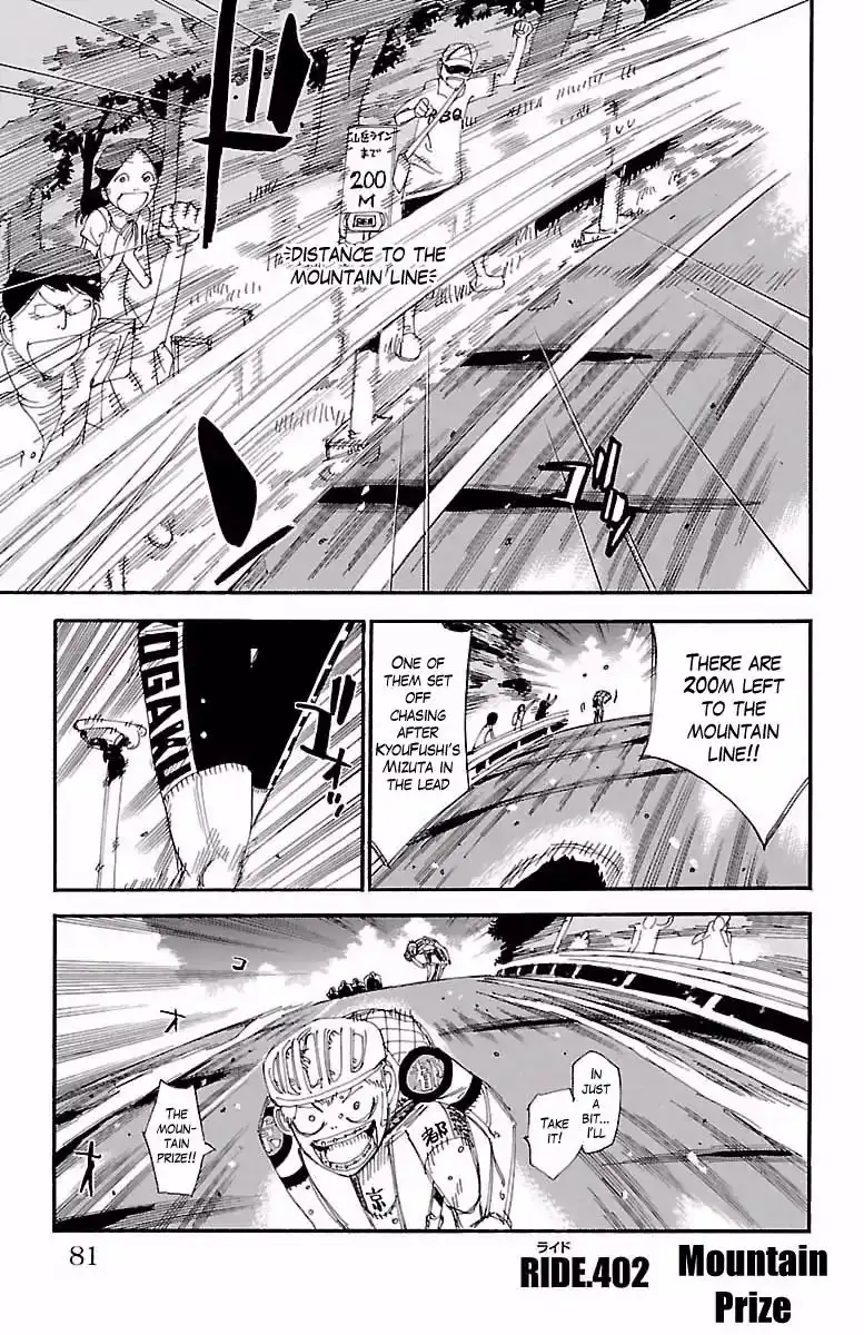 Yowamushi Pedal Chapter 402