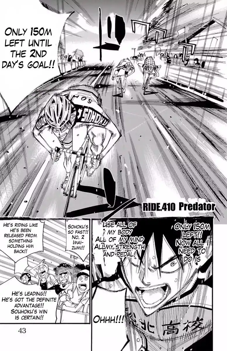 Yowamushi Pedal Chapter 410